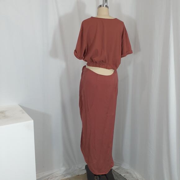 Free People 'Rae' Maxi Red Maxi Size S - Picture 3 of 6